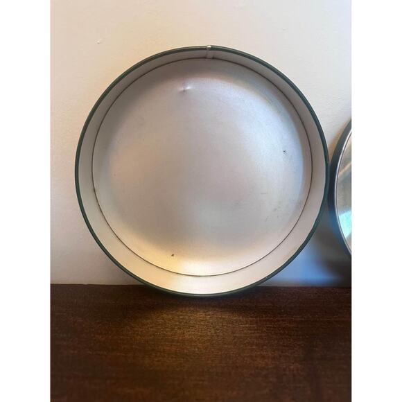 VTG Golden Retriever Puppy Dog Mallard Duck Round Tin Retro Country Decor - Picture 5 of 8